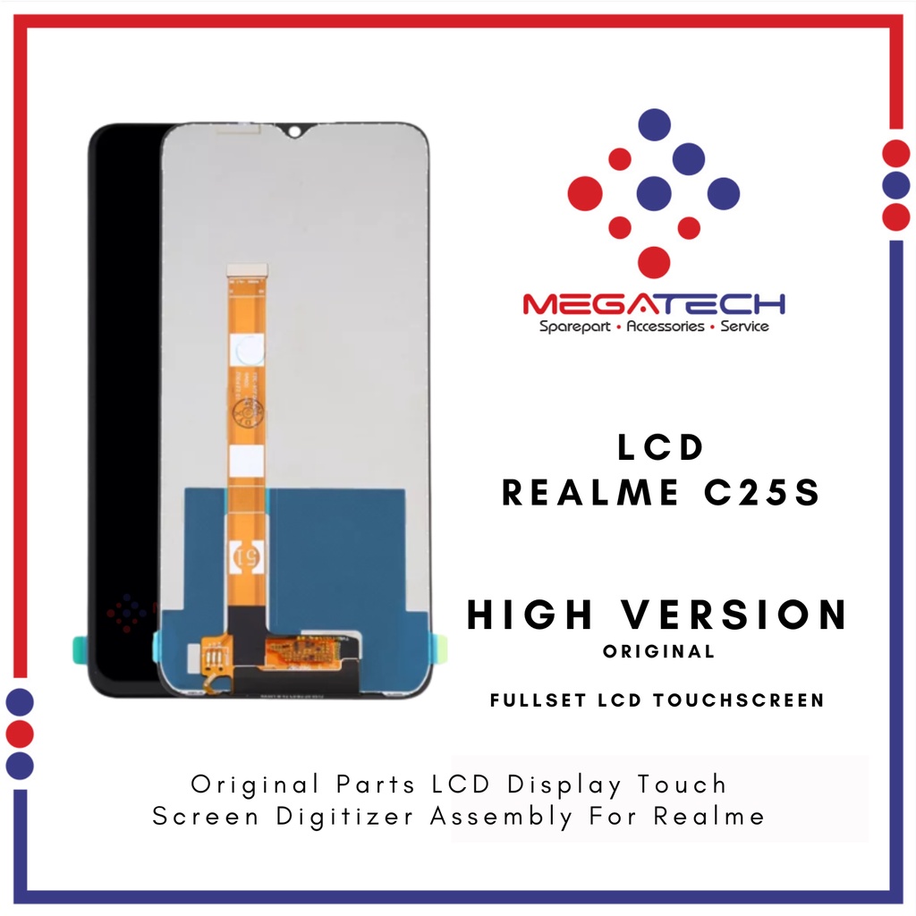 LCD Realme C25S Fullset Touchscreen