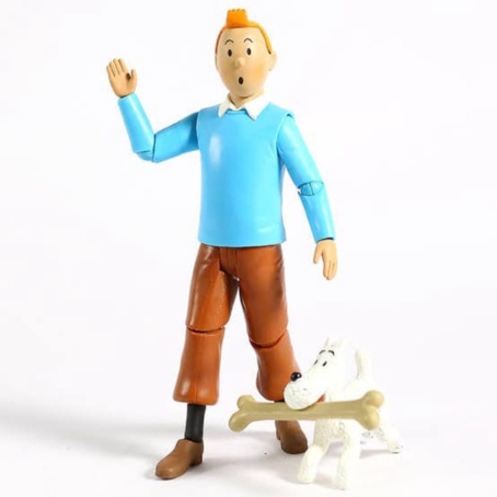 

Jual The Adventure of Tin Tin and Milou Dog Snowy Poseable Figure Limited