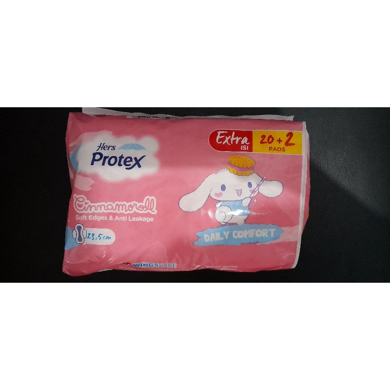 PEMBALUT HERS PROTEX DAILY COMFORT CINNAMOROLL 23,5 CM EXTRA ISI 20+2