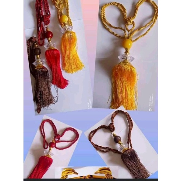 Tali Gorden jumbo/Tali Tasell Mewah Ikatan gorden minimalia