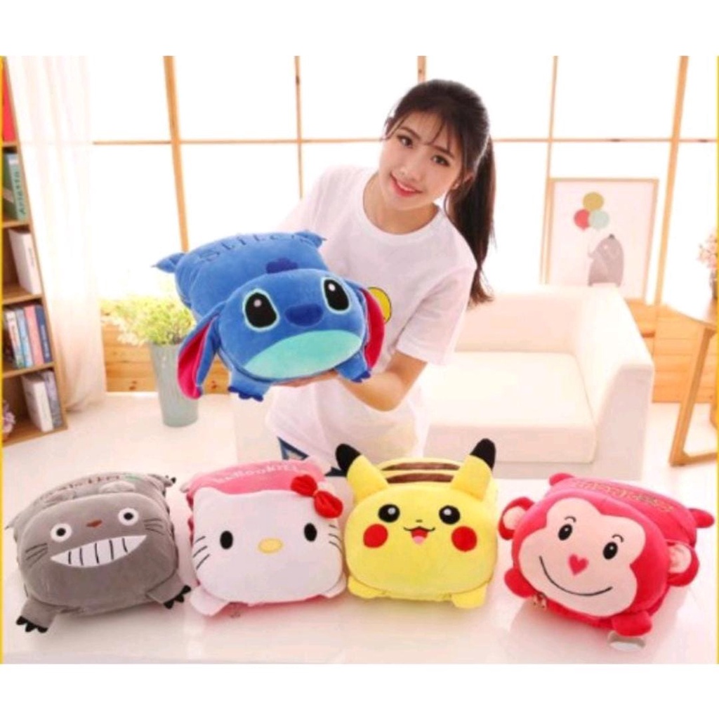 Balmut Karakter Selimut Bantal Anak Lembut Import