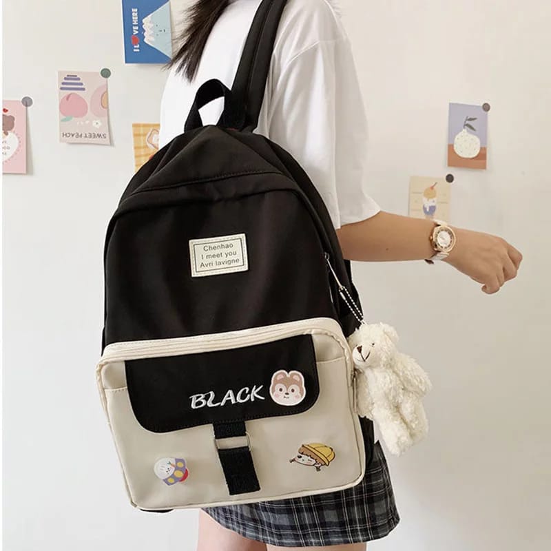 Tas Sekolah TK SD Ransel Anak Perempuan Backpack Wanita dan lakilaki-4