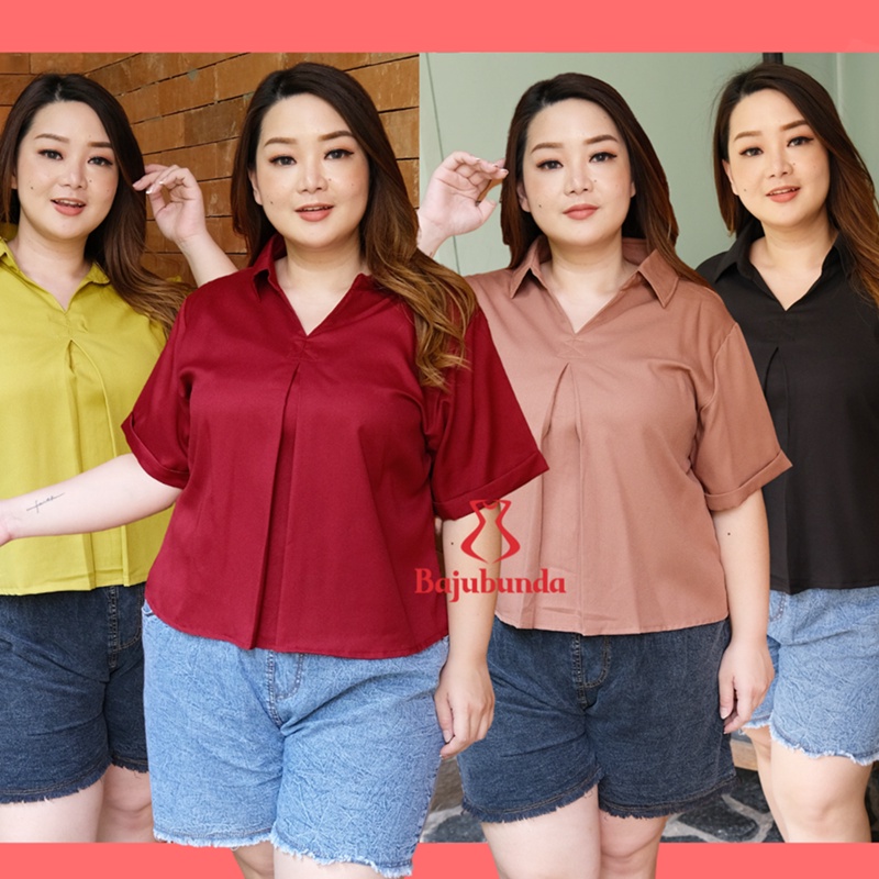 LD 120 Atasan Wanita Jumbo Blouse Big Size XXXL AIRIN BAJUBUNDA