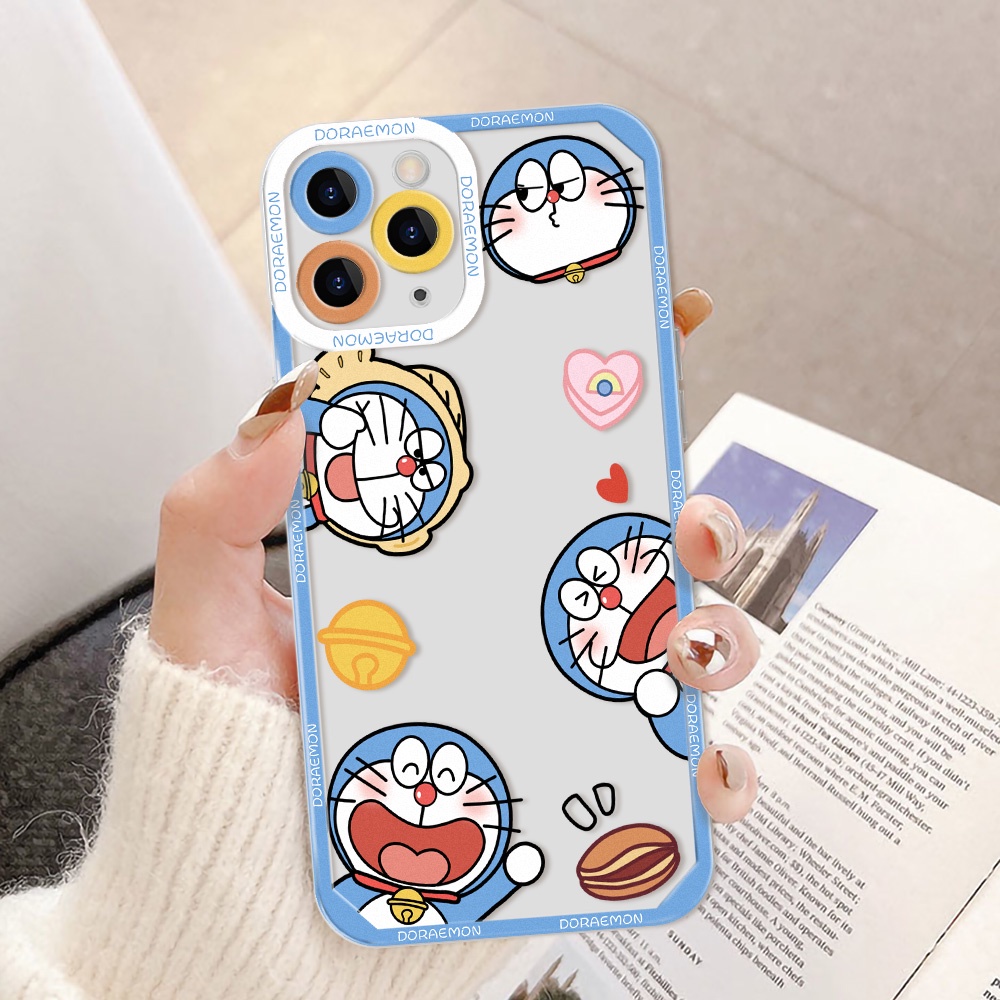 Soft Case TPU Motif Kartun Angel Eyes Untuk iPhone 11 12 13 Pro Max XR X XS Max 7 8 Plus 12 13 Mini SE 2020 SE 2022