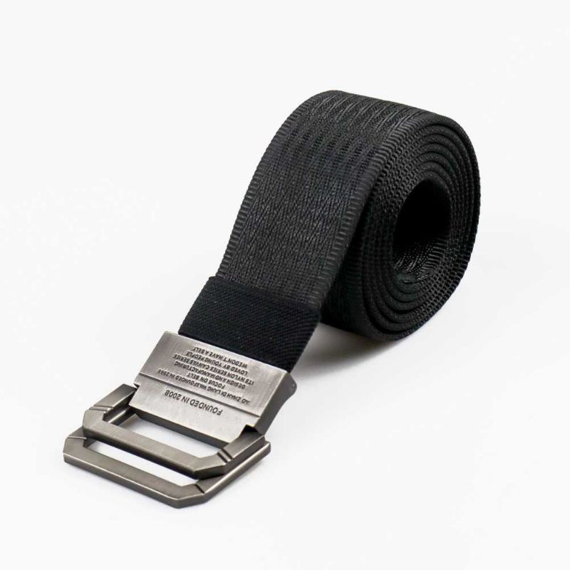 [BIG SALE] Craftman Gesper Tactical Belt Pria Sabuk Besi Canvas Double Ring