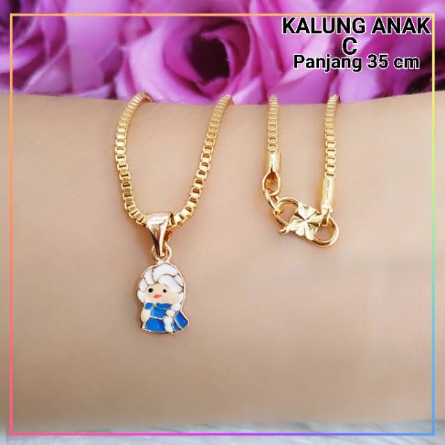 Kalung xuping kalung anak karakter lapis emas gold H132