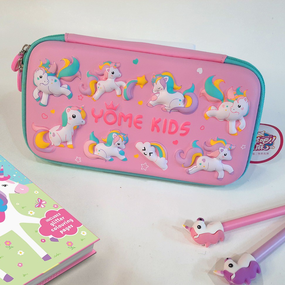 

Tempat pensil smiggle LOOKALIKE / KOTAK PENSIL EVA Hardcase pencil case big YOME YB1911