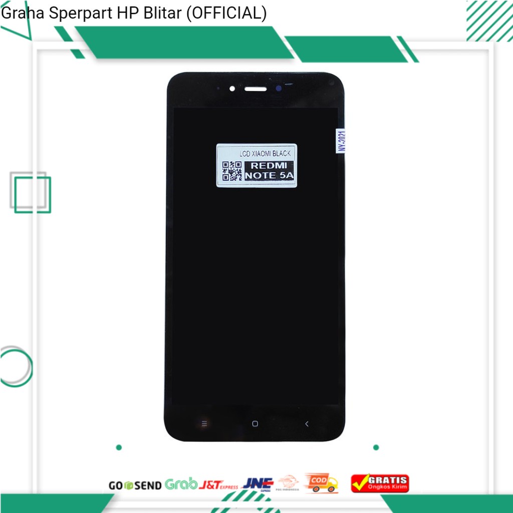 LCD XIAOMI REDMI NOTE 5A 2 HOLES LAYAR KACA