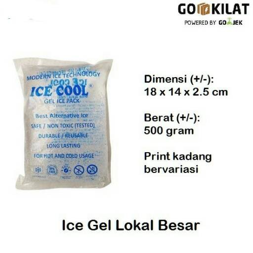 Ice gel besar lokal