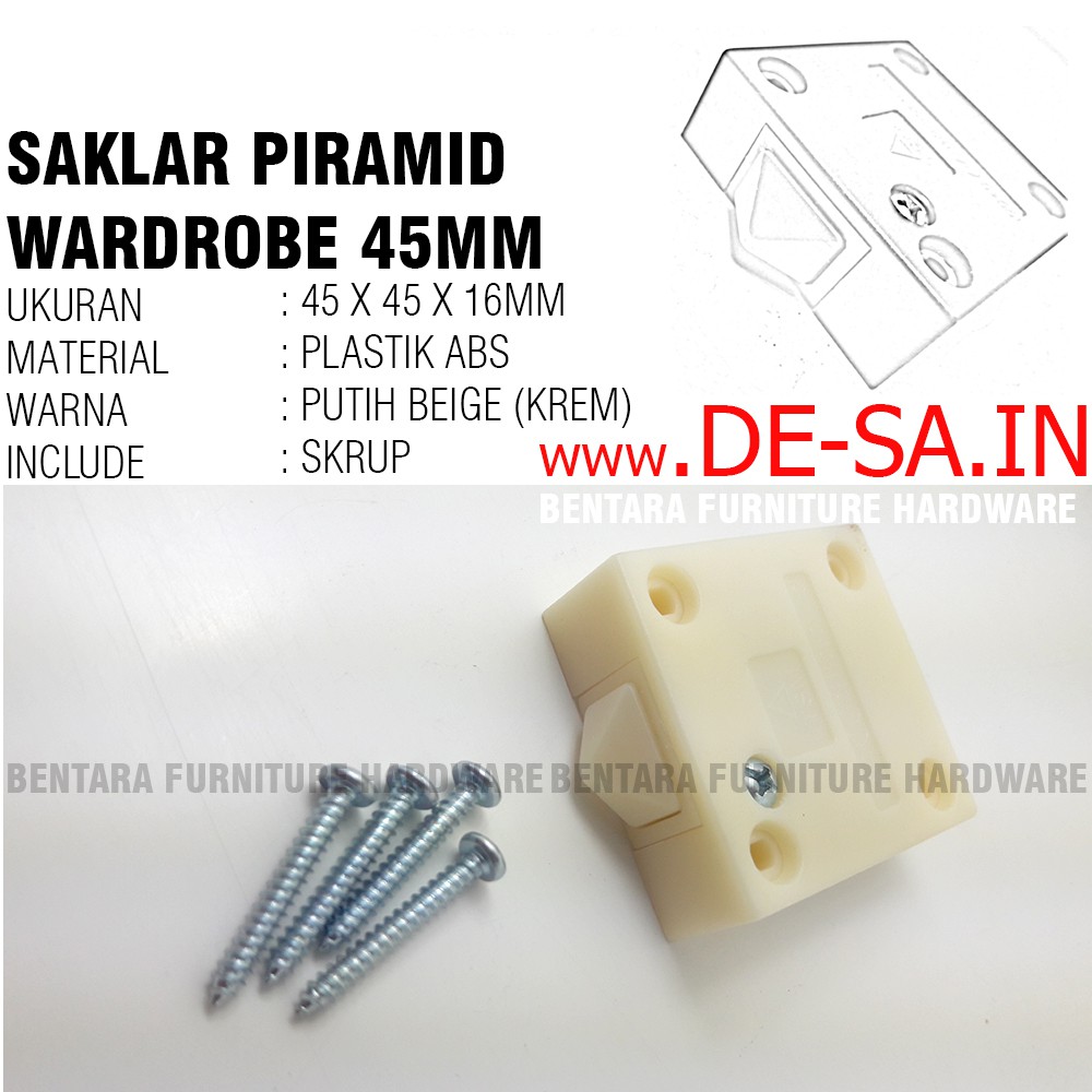 Saklar Piramid 202 Lampu Pintu Lemari Geser (Wardrobe Switch)