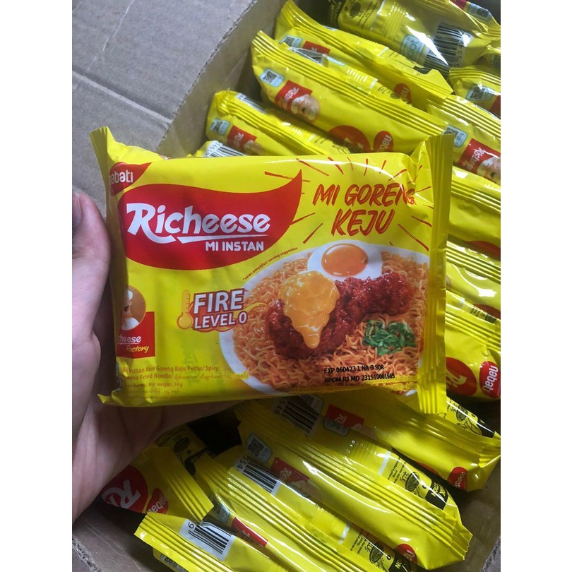 

Mie Richeese | Mie goreng keju nabati level 0