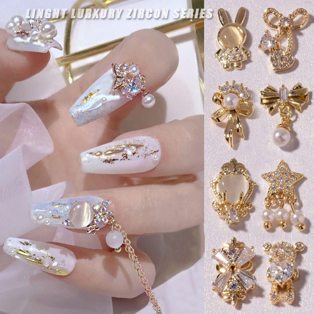 PREVA Nail Art Decorations Manicure Charms Rhinestones Butterfly