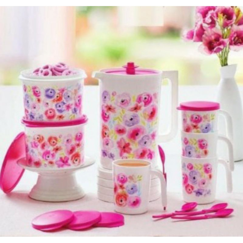 Tupperware Pretty Flower Set
