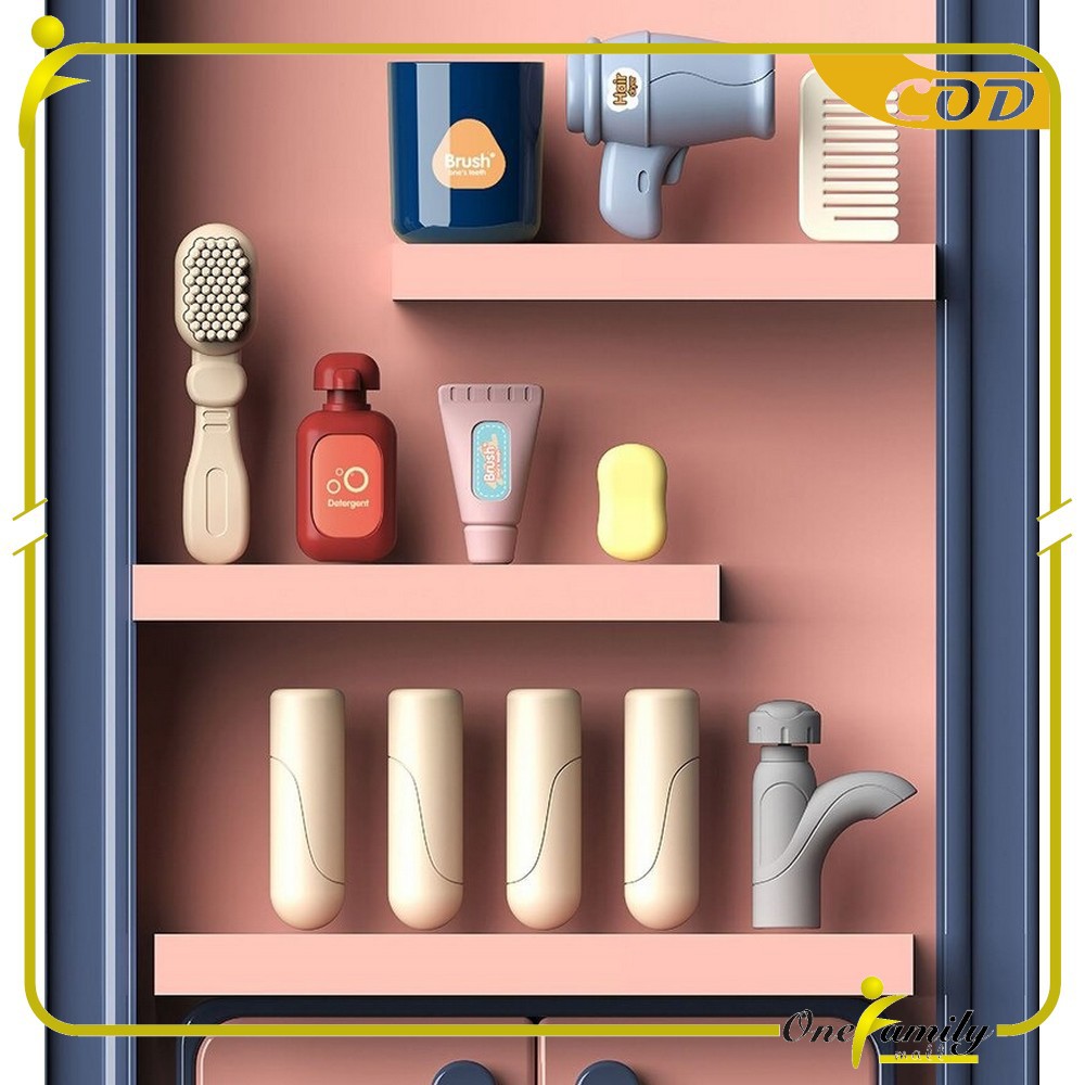 ONE-M31 M109 Mainan Anak Kitchen Sink Tempat Cuci Piring Set Mainan Kran Air Wastafel BISA KELUAR AI-1