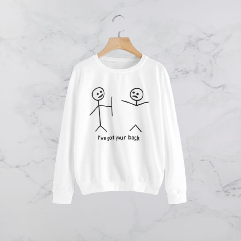 ALESHA [BISA COD] Switer Sweter Sweater Thrift Crewneck Wanita Murah [GYB]