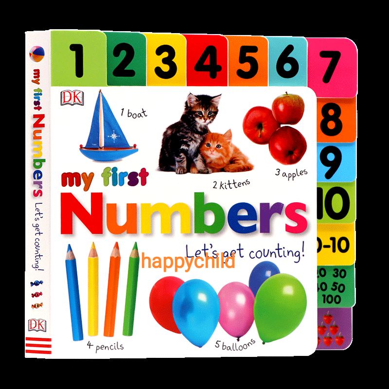 Original DK my first Numbers let's get counting buku anak buku impor buku bacaan happychild