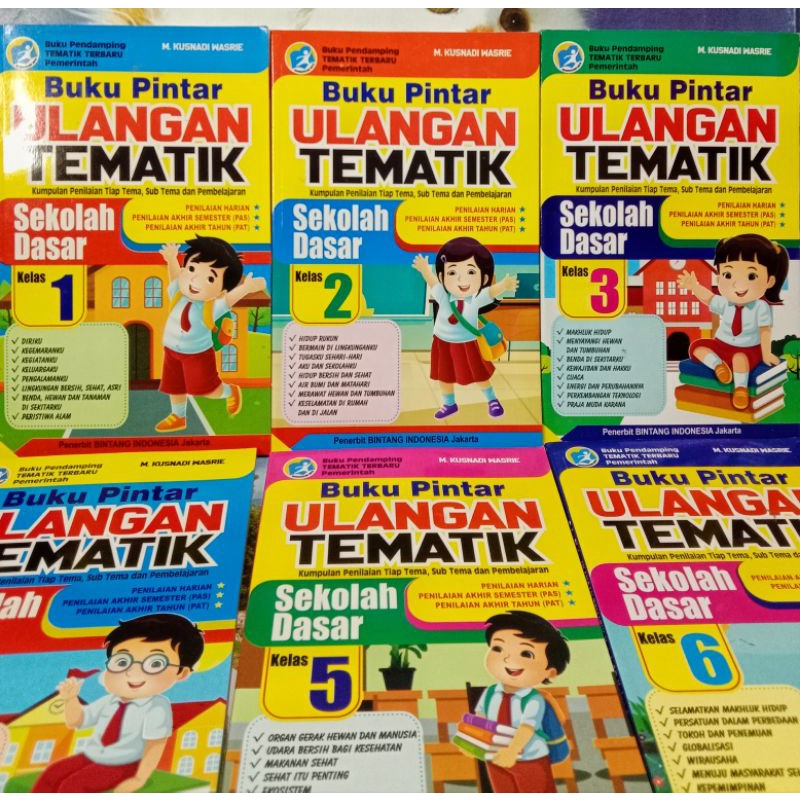 Jual Buku Pintar Ulangan Kumpulan Penilaian Tiap Tema 