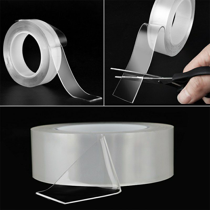 (TERBARU SB) Double Tape Tape Bening Kuat / Double bening Tahan Air