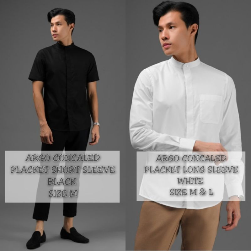 ARGO CONCEALED PLACKET LONG SLEEVE & SHORT SLEEVE BY HEYMALE