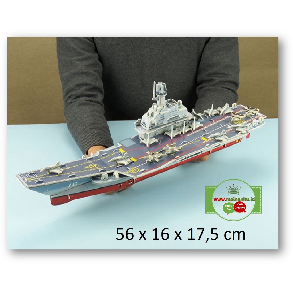 PUZZLE 3D KAPAL MINIATURE UKURAN BESAR