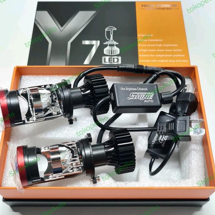 Projector Mini H4 Y7 LED Garansi 1 Tahun.