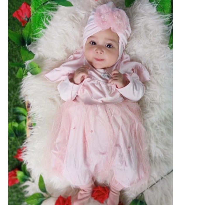 Gamis bayi baru lahir aqiqah &amp; baju muslimah anak gaun pesta