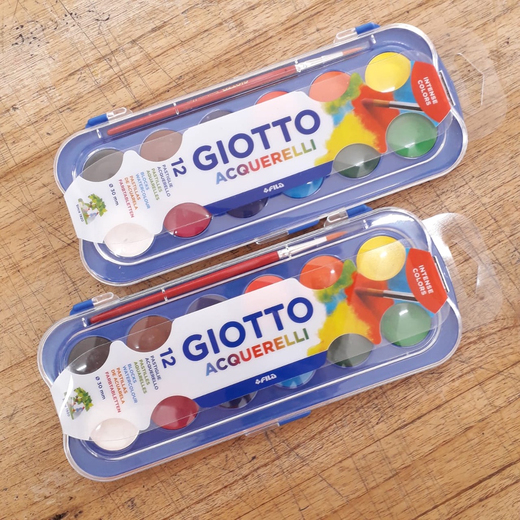 

GIOTTO AQUERELLI 12COLOR Ø30MM (WATERCOLOR CAKE) GIOTTO WATERCOLOR CAT AIR GIOTTO
