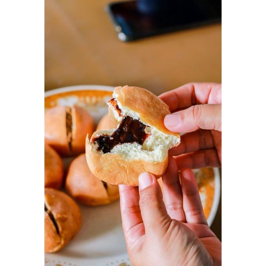 

Topping pasta coklat khas mantou Lady untuk isian mantao mantau