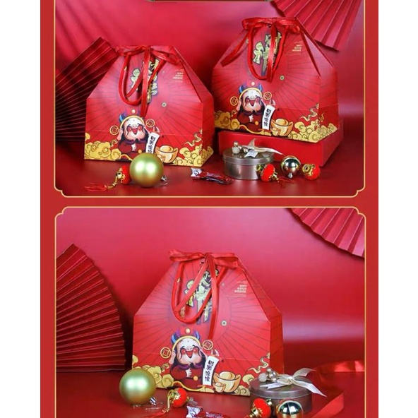 

Paperbag Packaging Imlek CNY Hampers Kemasan Cookies | BSI04 - BSI06