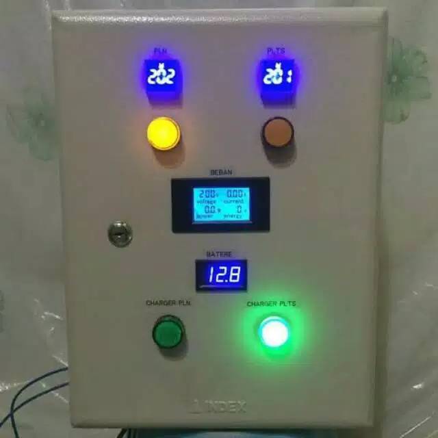 Panel inverter otomatis / silent genset non BBM 1000watt pure sine wave
