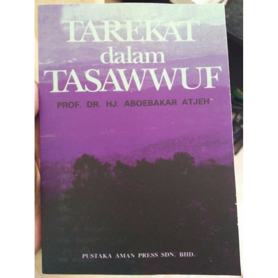 Tarekat dalam Tasawwuf - Aboebakar Atjeh