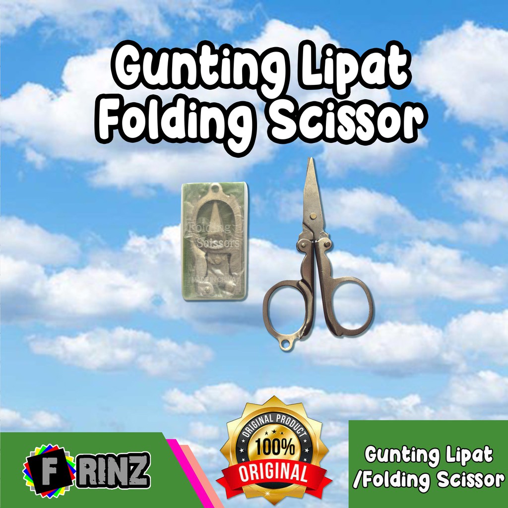 

ATK ~ Gunting Lipat / Gunting Portable / Trip Scissor / Mini Scisor