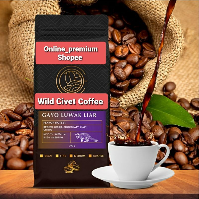

WILD CIVET COFFEE LUWAK GAYO COFFEE SUMATERA COFFEE