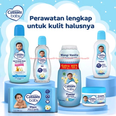 Cussons Baby Gift Box Packet Cewek Perempuan Parcel Bayi Pink Blue Cusson Baby Hadiah untuk Kado Bayi Perempuan Laki Laki