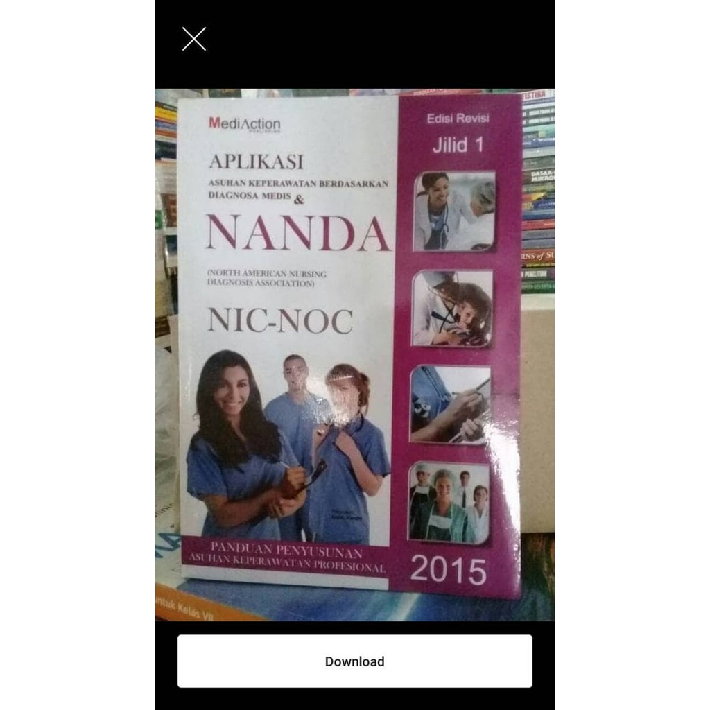 1 paket 3 buku aplikasi keperawatan berdasarkan nanda nic noc