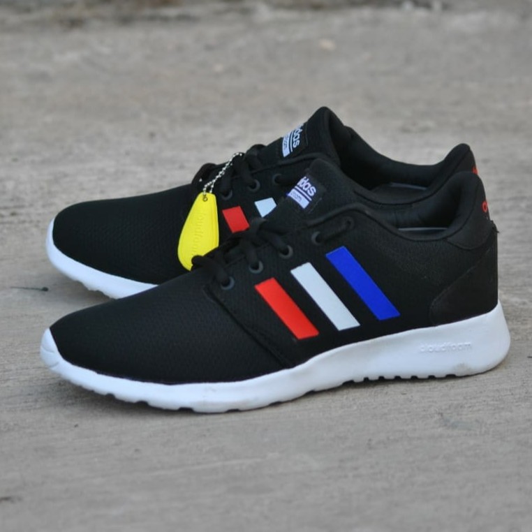 Sepatu Adidas ORIGINAL CloudFoam QT Racer Black France