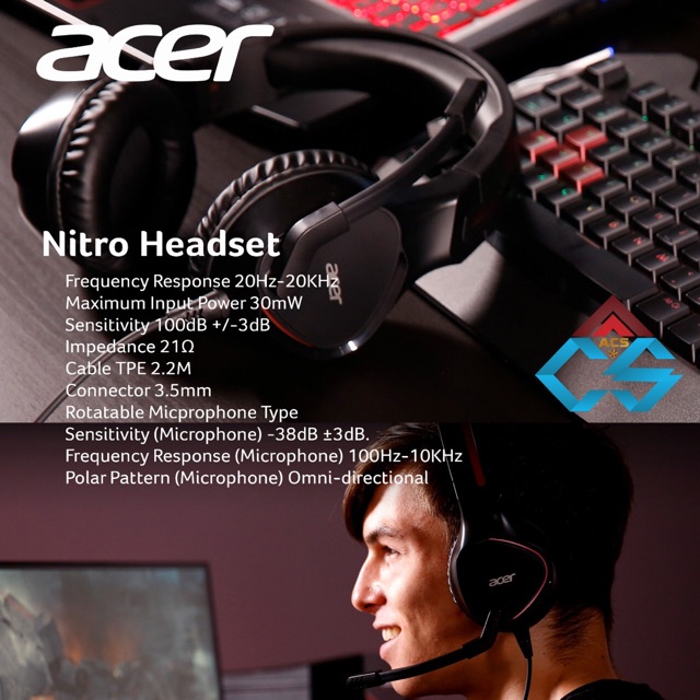 Nitro Headset Gaming Acer