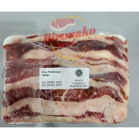 

Slice Yoshinoya 500 gr