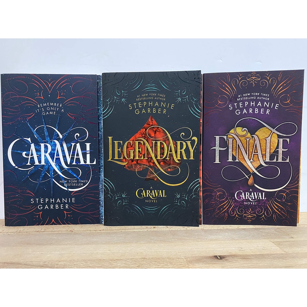 [INDONESIA] BUKU NOVEL SERI TRILOGY - CARAVAL - LEGENDARY - FINALE - STEPHANIE GARBER [ORIGINAL]