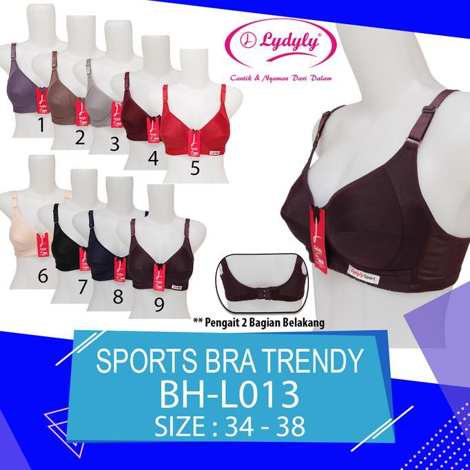 BRA SPORT LYDYLY BERKUALITAS TANPA BUSA DAN TANPA KAWAT BH L013