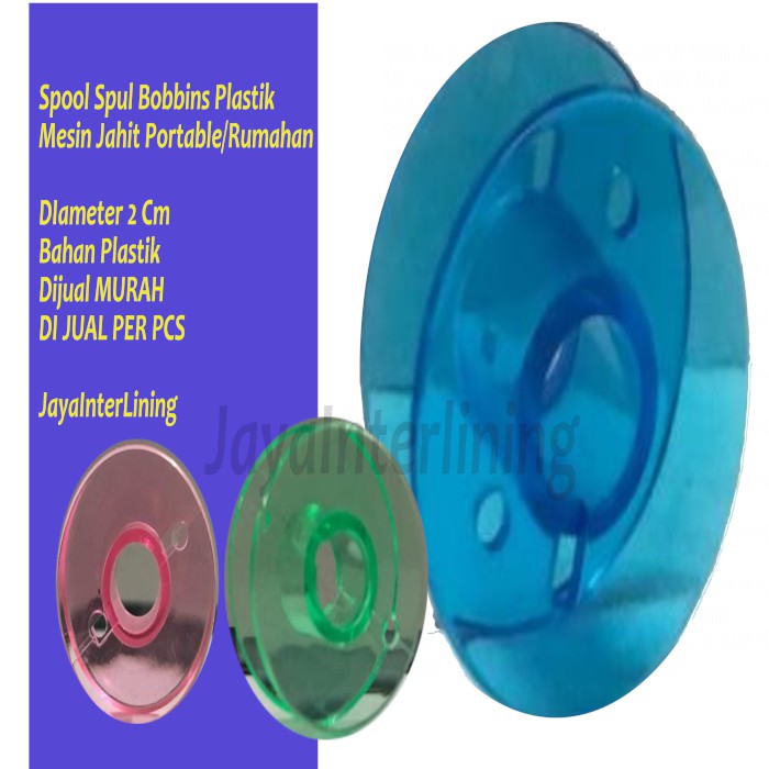 Spool Spul Bobbins Plastik Mesin Jahit Portable Murah