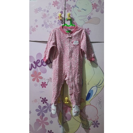 JP BODYSUIT SLEEPSUIT  KARAKTER MOTIF KUCING JUMPER ANAK PRELOVED