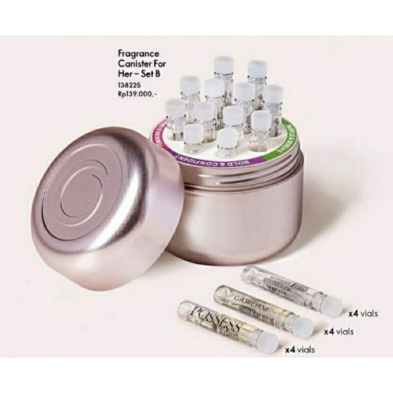Fragrance Canister for her set A