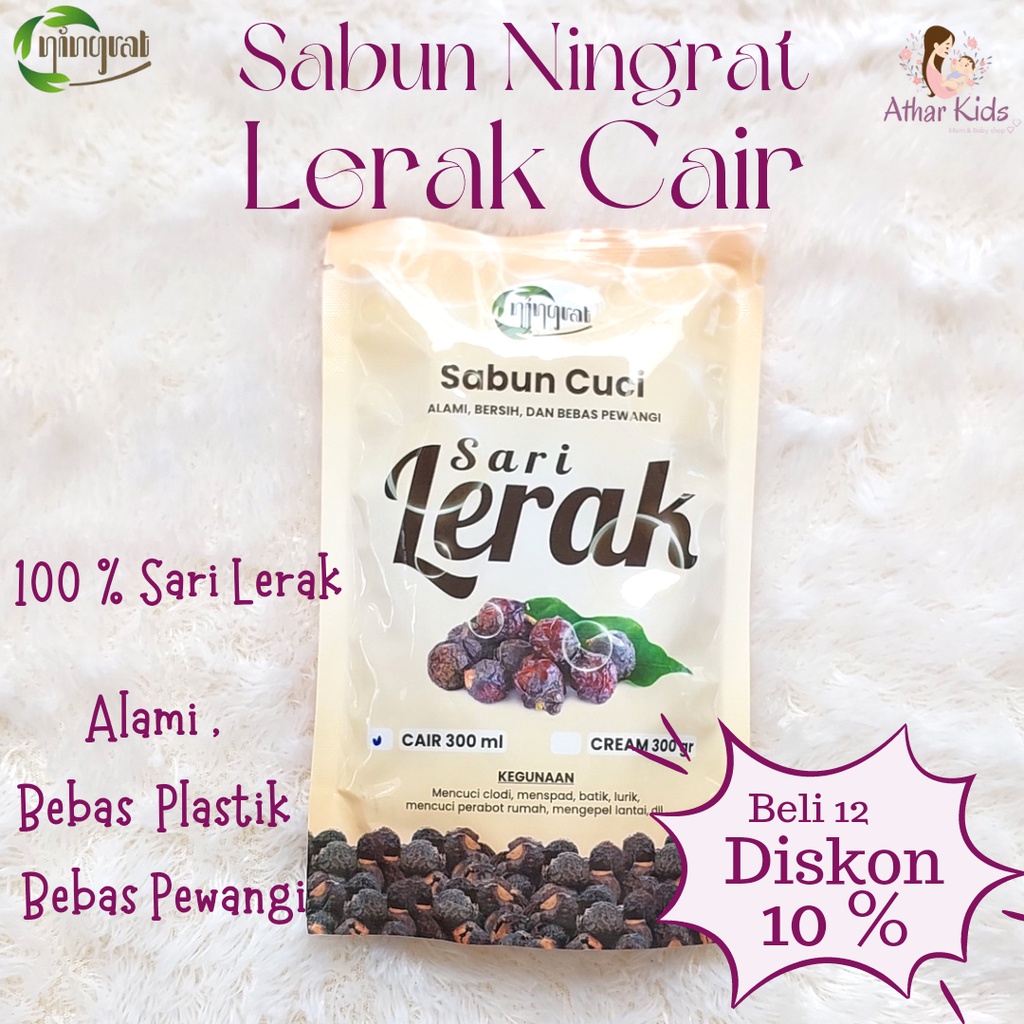 Sabun Lerak Cuci Clodi Popok Kain Pembalut Kain Menspad Kain Batik Bahan Alami