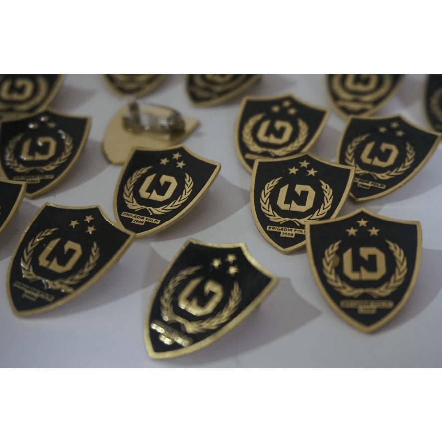 PIN LOGAM TIMBUL ETSA CUSTOM MURAH