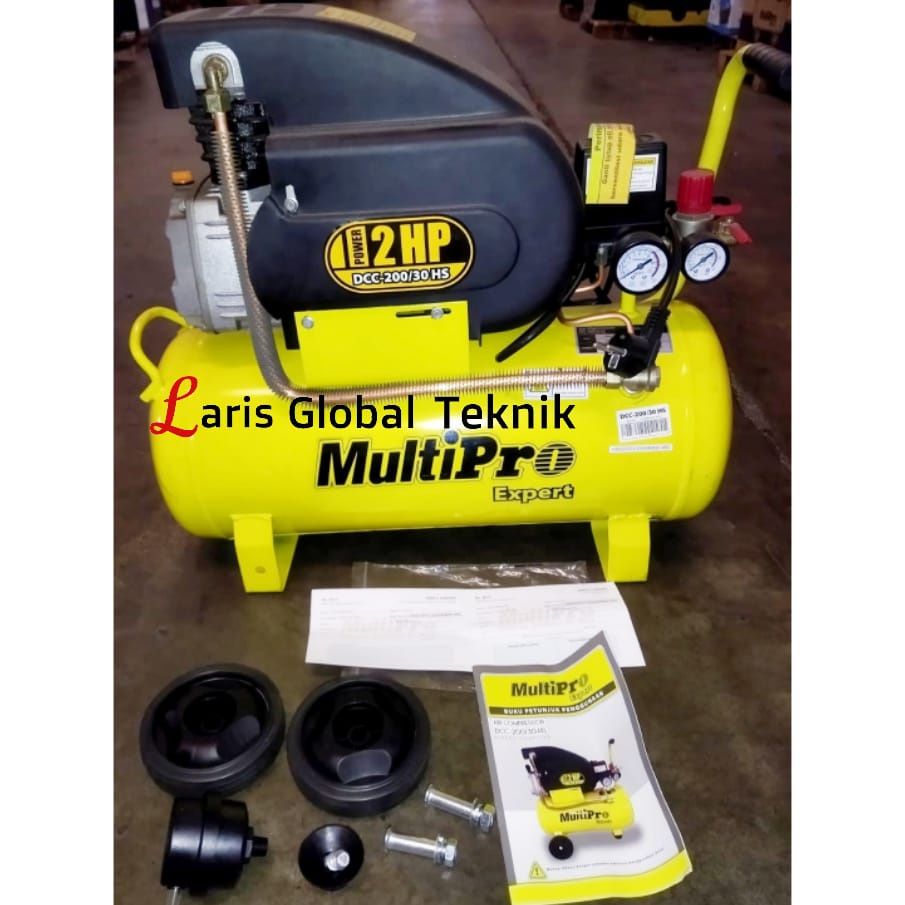 Mesin Kompresor Angin Listrik DCC200-30HS Multipro DCC 200-30 HS 2HP