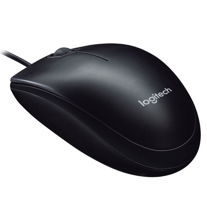 Mouse Usb Optical Logitech B100, M90 Optical Wired USB Original Garansi Resmi