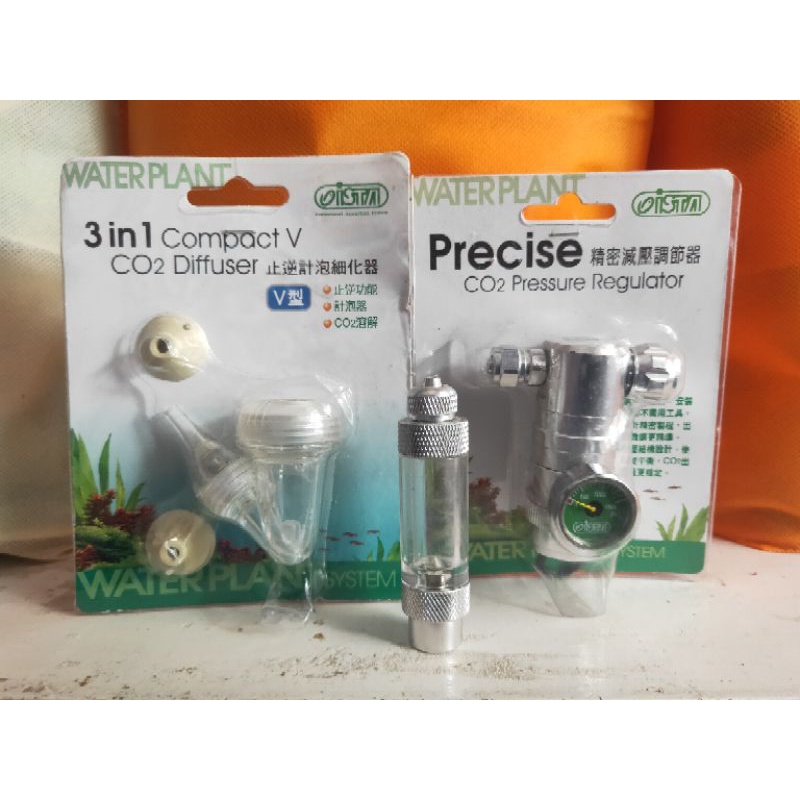 ISTA PRECISE REGULATOR CO2 AQUASCAPE,DIFUSER 3 IN 1 ISTA,BUBBLE COUNTER AQUASCAPE