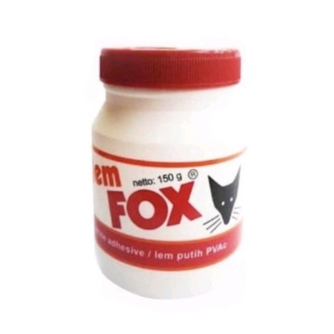 

FOX - White Glue / Lem Putih PVAC 150gr (1 tube)