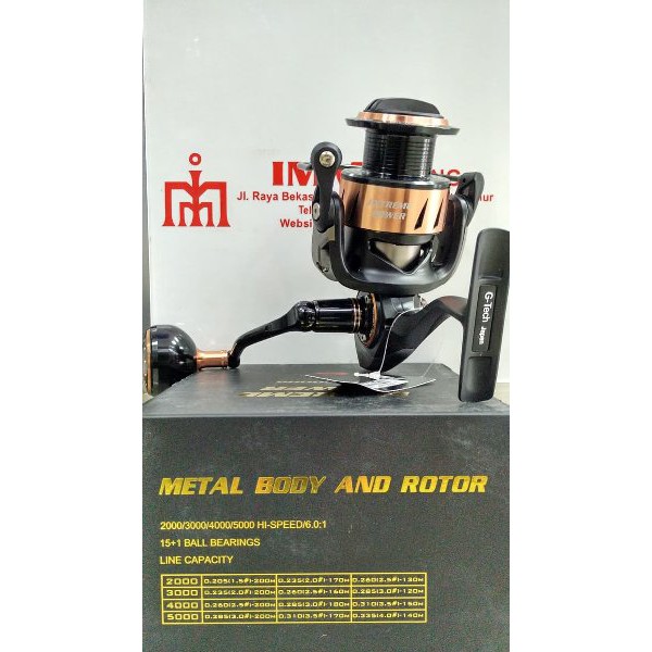 Reel G TECH EXTREME POWER SW 4000 HG